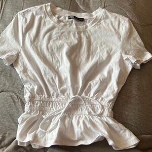 Zara white tshirt.